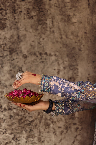 Charizma | Vasl Chiffon Collection | VSL25-07 -  Charzima Ladies Clothes - Original Designer Dress - House of Maryam