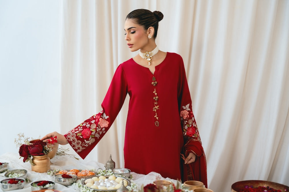Vintage | Eid Edit 24 | Dilara by Designer Vintage - House of Maryam - Pakistani Designer Ethnic Wear in {{ shop.shopifyCountryName }}