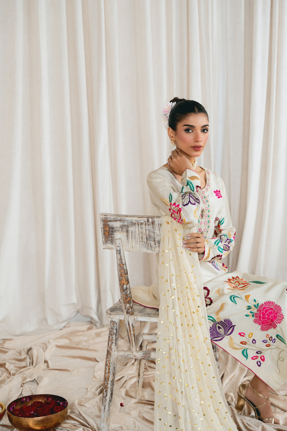 Vintage | Eid Edit 24 | Alisha -  Vintage Luxury - Original Designer Dress - House of Maryam