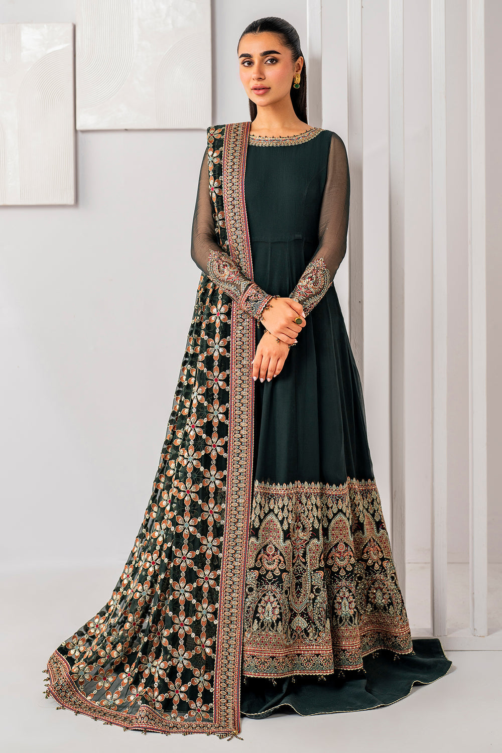 Jazmin | Formals Collection | CHIFFON UC-3053 -  Jazmin Formal - Original Designer Dress - House of Maryam