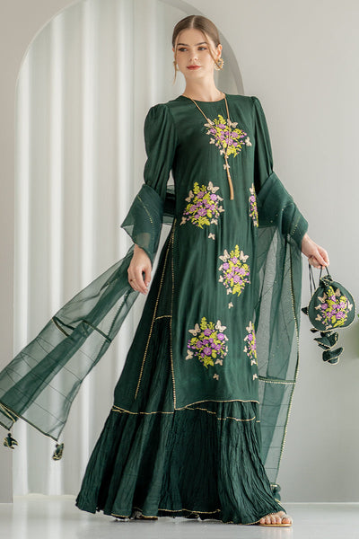 Ego | Diva Premium | EMERALD 3 PIECE -  Ego Luxury - Original Designer Dress - House of Maryam