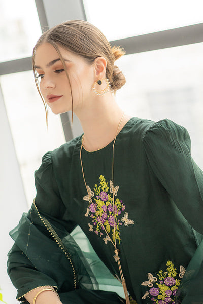 Ego | Diva Premium | EMERALD 3 PIECE -  Ego Luxury - Original Designer Dress - House of Maryam