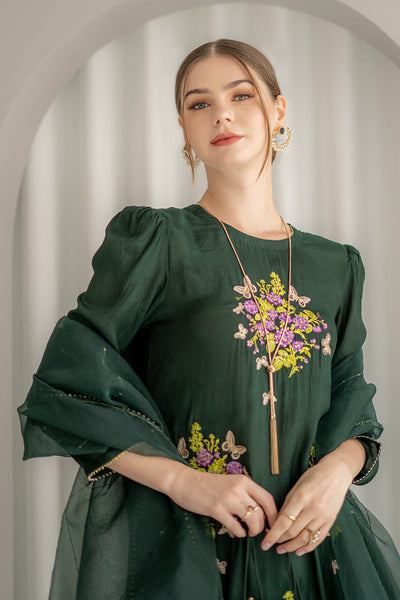 Ego | Diva Premium | EMERALD 3 PIECE -  Ego Luxury - Original Designer Dress - House of Maryam