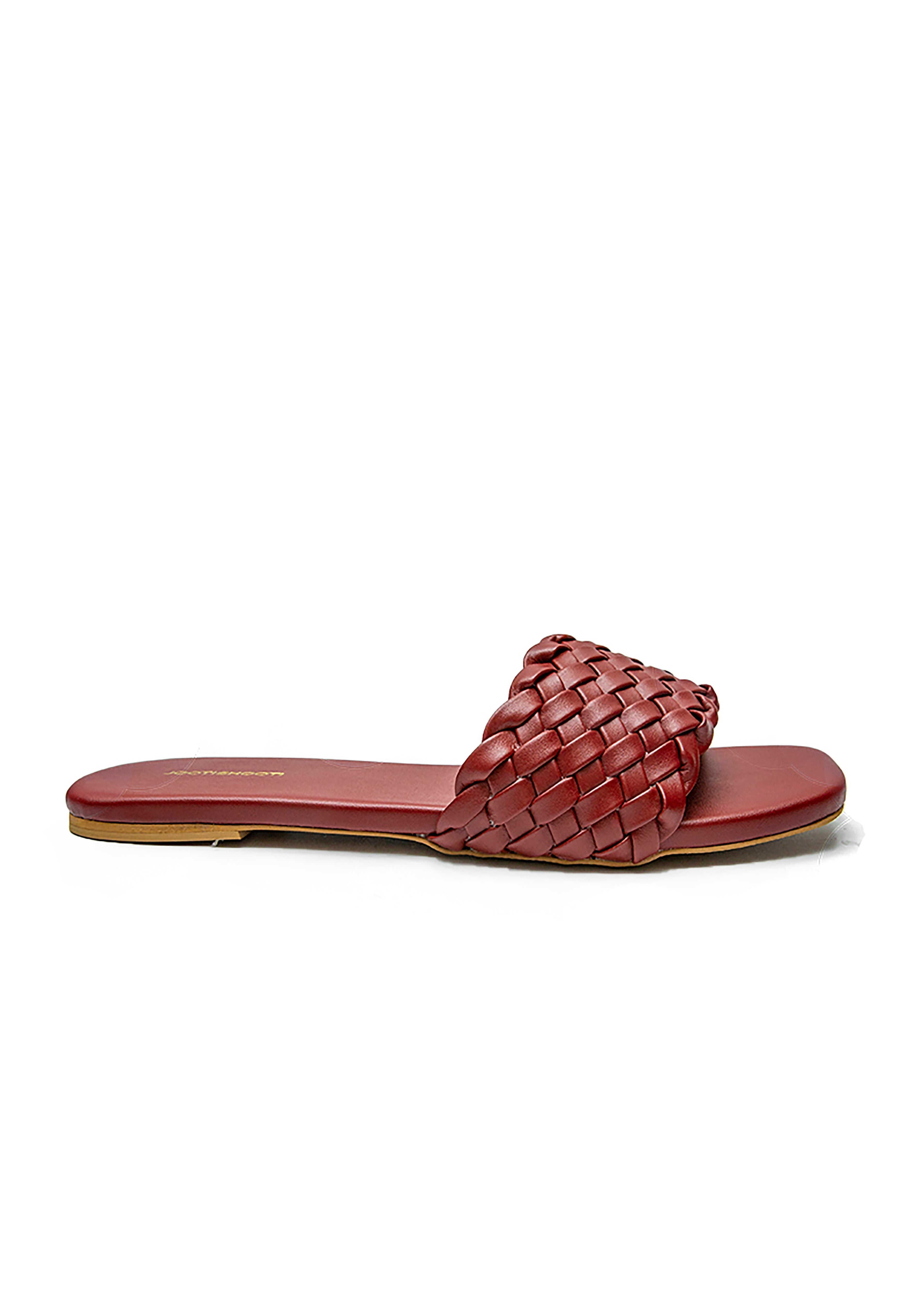 Weave Slides Red by House of Maryam - House of Maryam