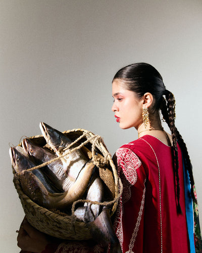 Jugnu | SS 25 |  Ahiti -  JU Ladies Clothes - Original Designer Dress - House of Maryam