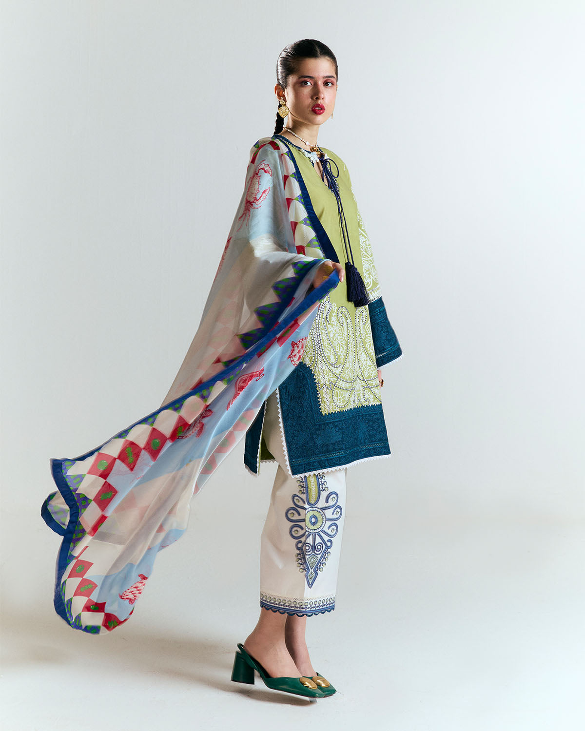 Jugnu | SS 25 |  Bia -  JU Ladies Clothes - Original Designer Dress - House of Maryam