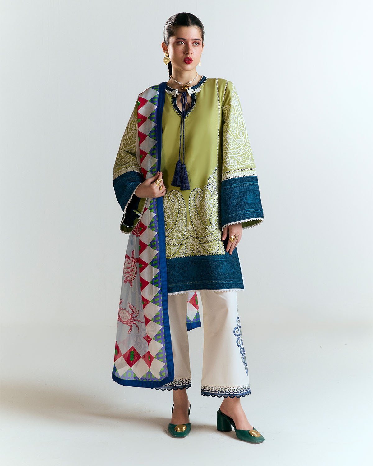 Jugnu | SS 25 |  Bia -  JU Ladies Clothes - Original Designer Dress - House of Maryam