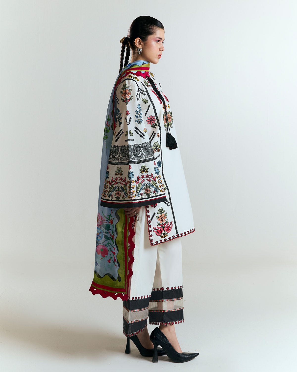 Jugnu | SS 25 |  Tiya -  Jugnu Ladies Clothes - Original Designer Dress - House of Maryam
