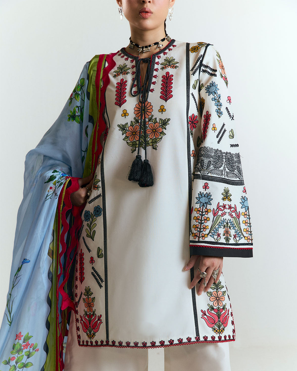 Jugnu | SS 25 |  Tiya -  Jugnu Ladies Clothes - Original Designer Dress - House of Maryam