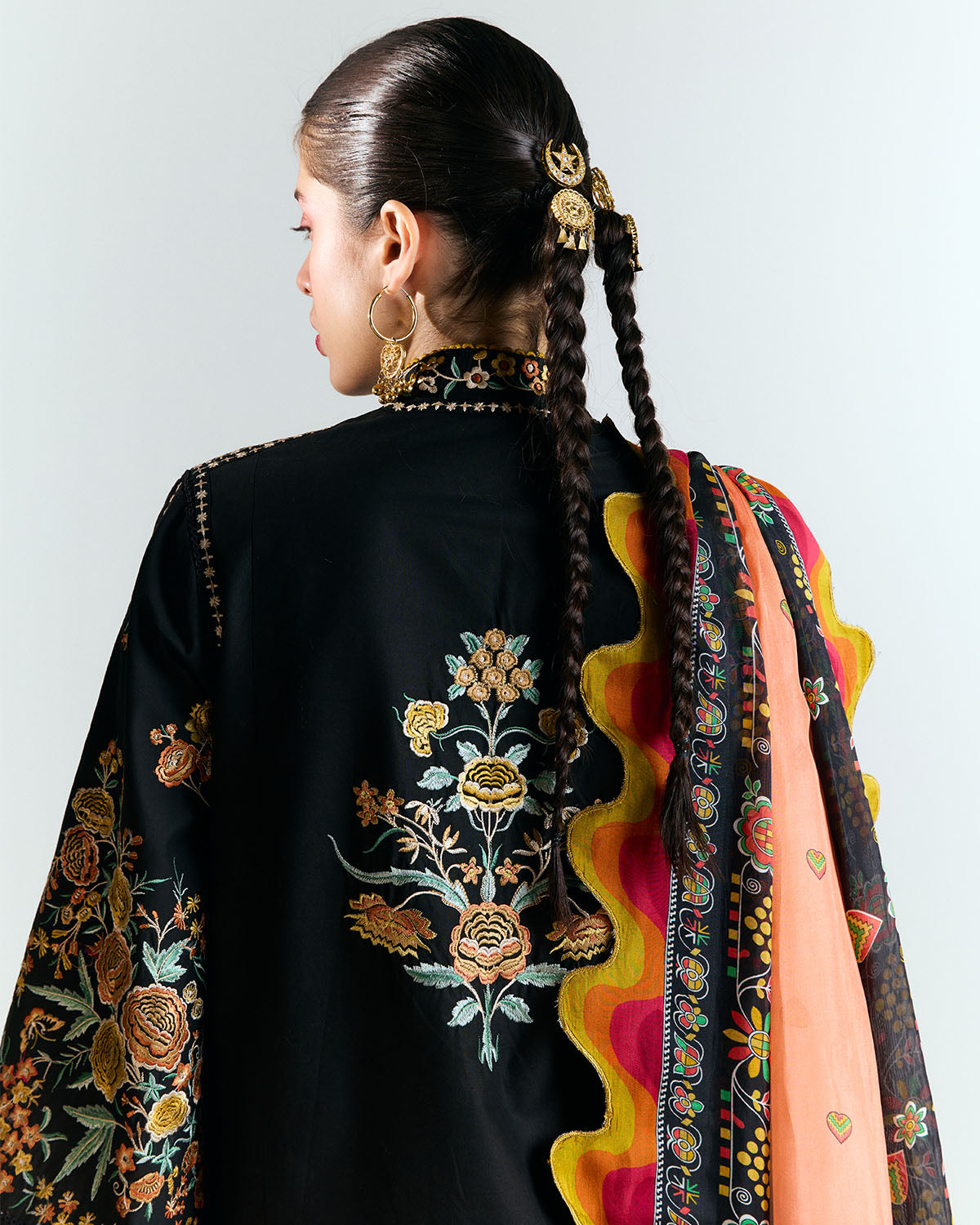 Jugnu | SS 25 |  Gulbar -  Jugnu Ladies Clothes - Original Designer Dress - House of Maryam