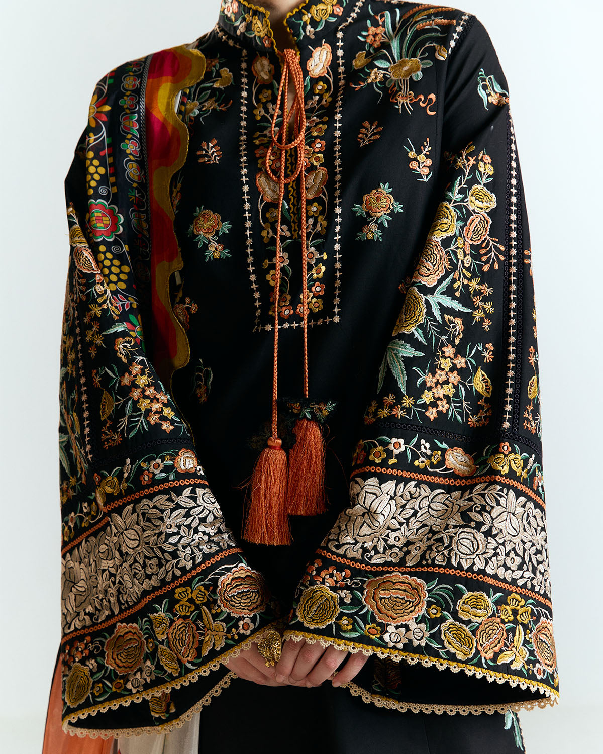 Jugnu | SS 25 |  Gulbar -  Jugnu Ladies Clothes - Original Designer Dress - House of Maryam