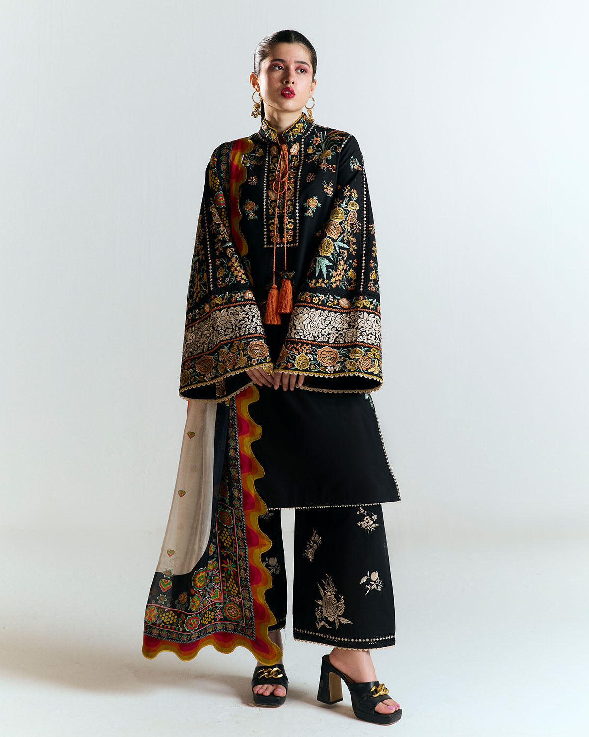 Jugnu | SS 25 |  Gulbar -  Jugnu Ladies Clothes - Original Designer Dress - House of Maryam