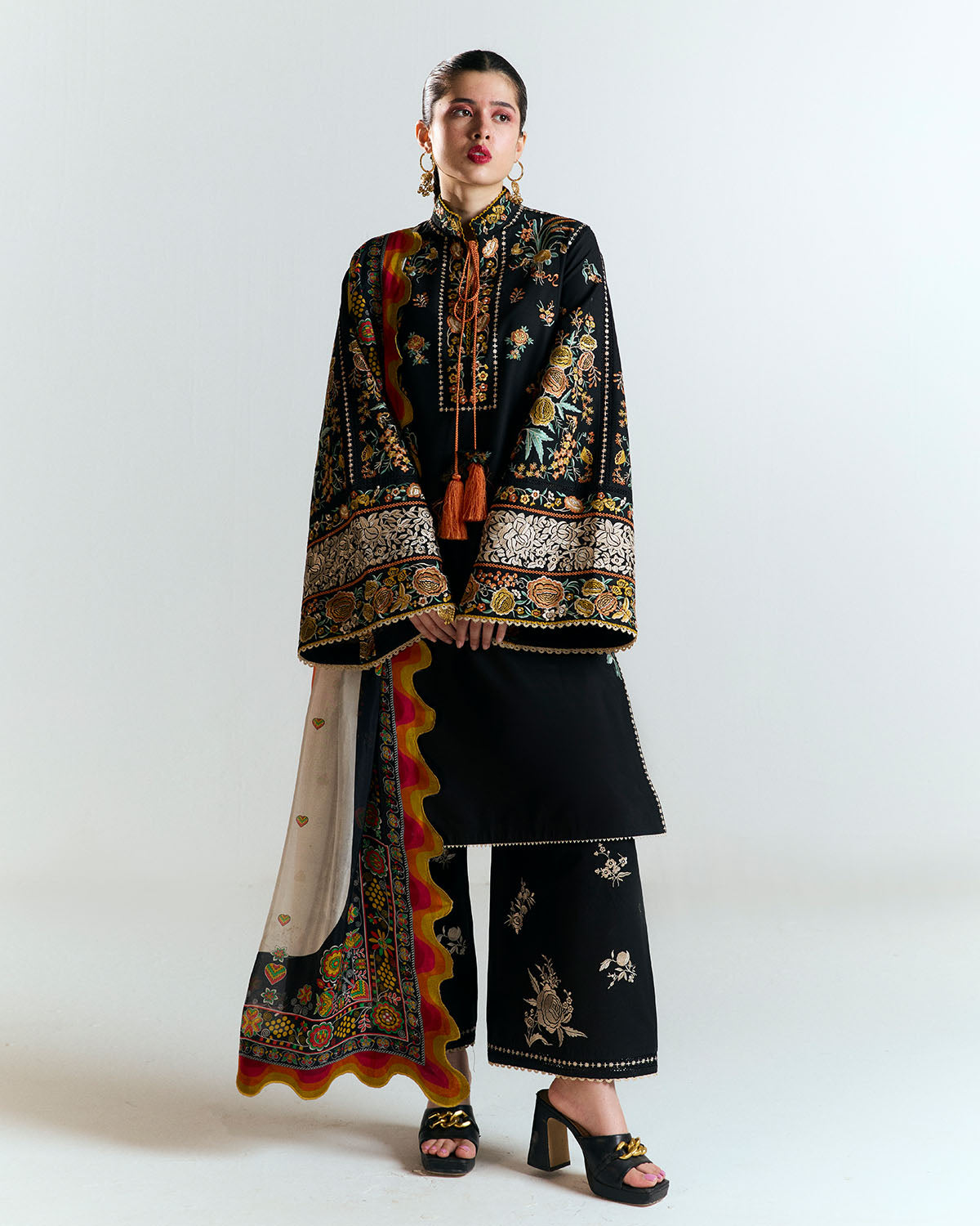 Jugnu | SS 25 |  Gulbar -  Jugnu Ladies Clothes - Original Designer Dress - House of Maryam