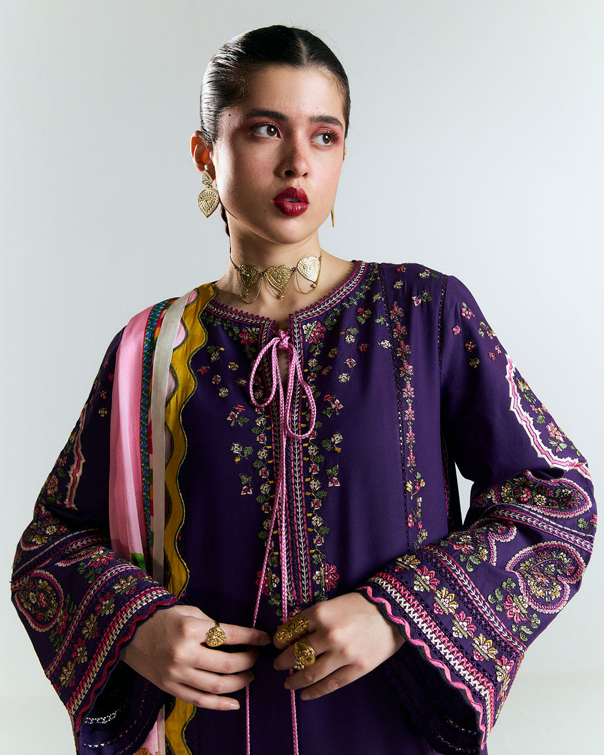 Jugnu | SS 25 | Sagar -  Jugnu Ladies Clothes - Original Designer Dress - House of Maryam