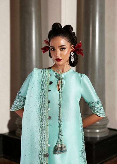 Hussain Rehar I The Scent Luxury Pret 25 I Mynt -  Hussain Rehar Ladies Clothes - Original Designer Dress - House of Maryam