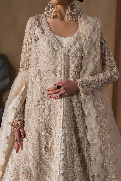 Afrozeh Seraphine royal white bridal gown and lehenga, photo 4