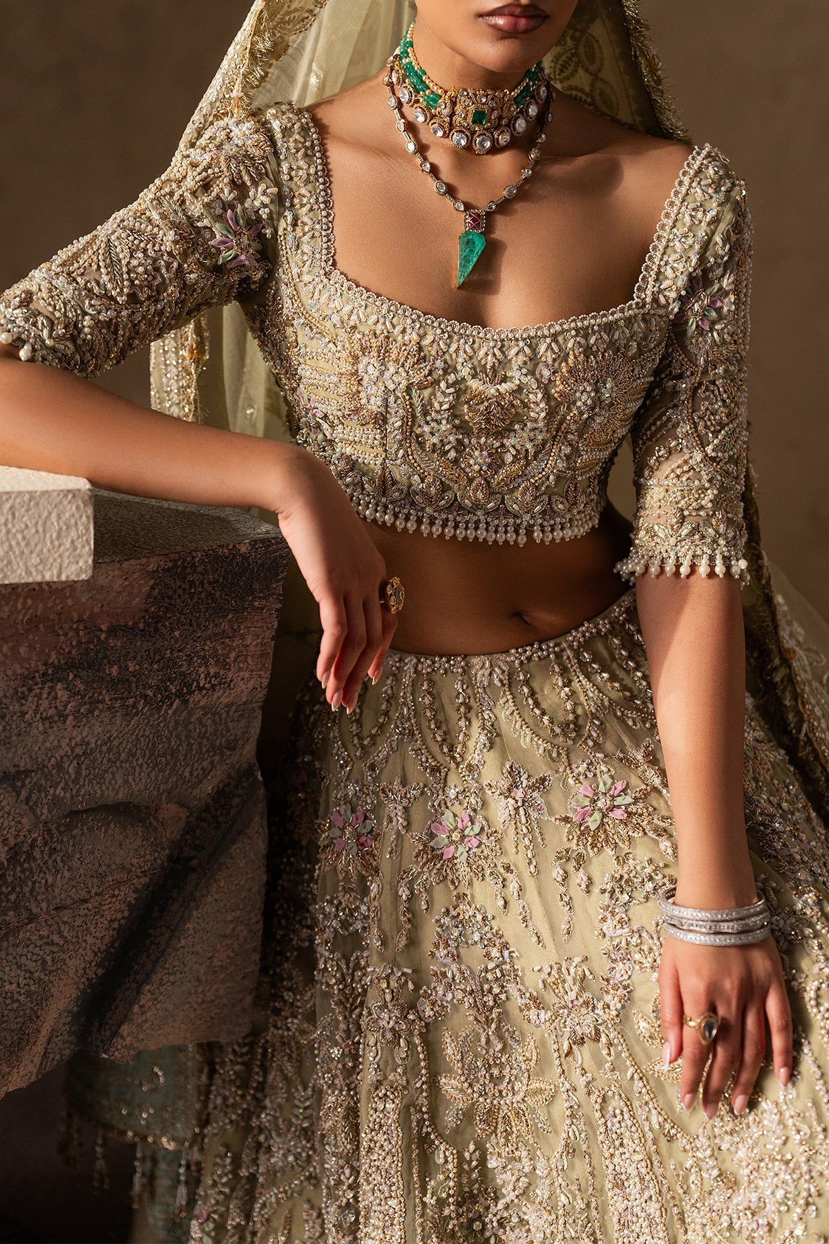 Afrozeh | The Brides Edit 26' | Evline-2
