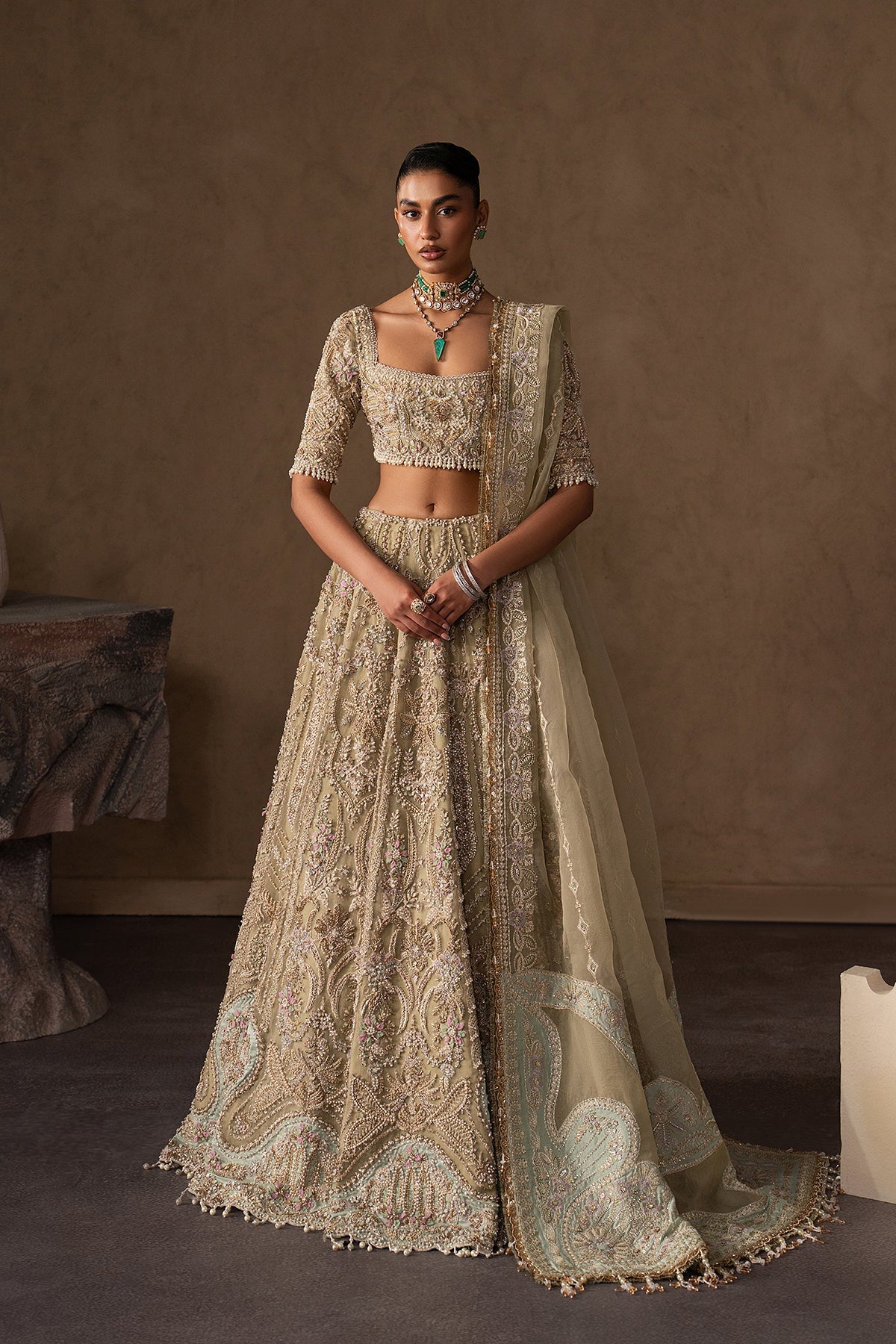 Afrozeh | The Brides Edit 26' | Evline-4