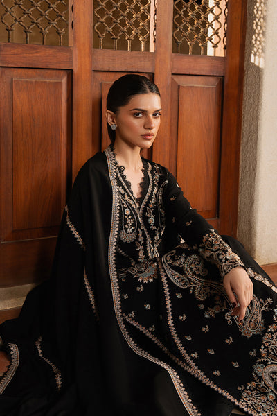 Afrozeh Selene black karandi suit, photo 4