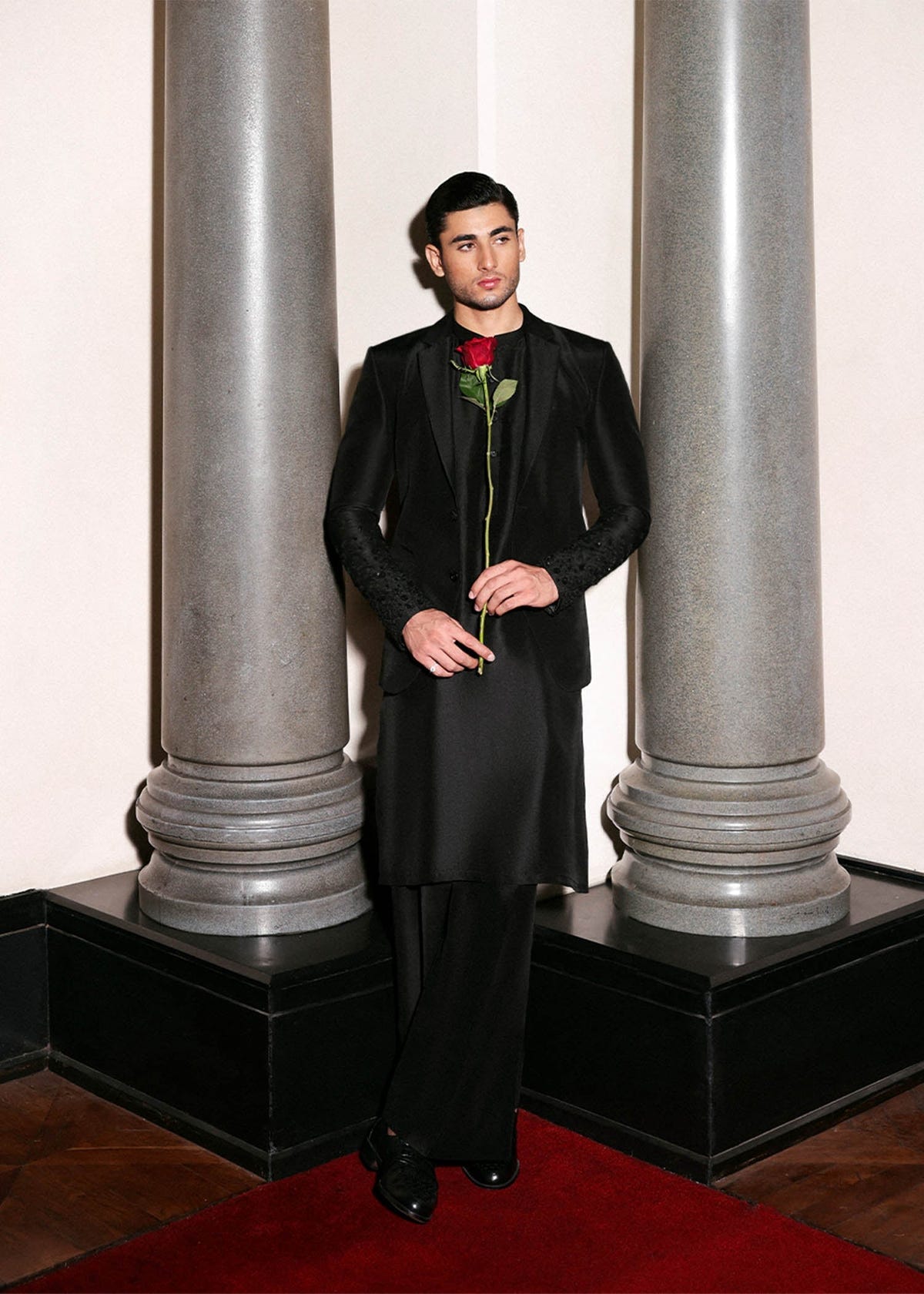 Hussain Rehar I The Scent Luxury Pret 25 I Nuvor -  Hussain Rehar MensWear - Original Designer Dress - House of Maryam