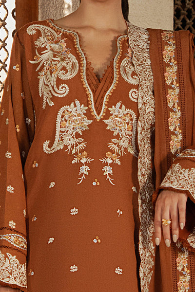 Afrozeh Bresca rust karandi suit, photo 3