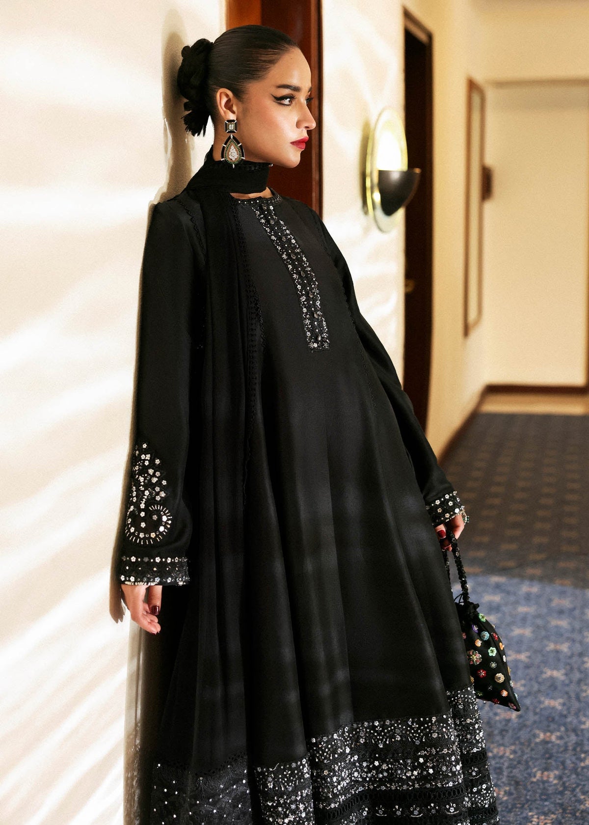Hussain Rehar I The Scent Luxury Pret 25 I Noer -  Hussain Rehar Ladies Clothes - Original Designer Dress - House of Maryam