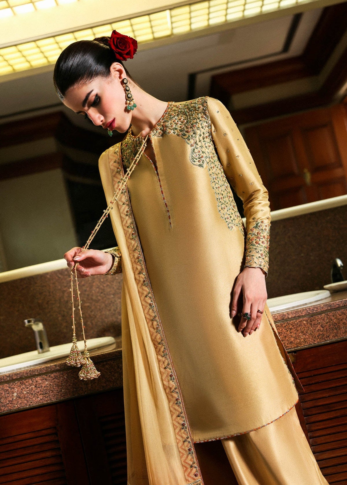 Hussain Rehar I The Scent Luxury Pret 25 I Delune -  Hussain Rehar Ladies Clothes - Original Designer Dress - House of Maryam