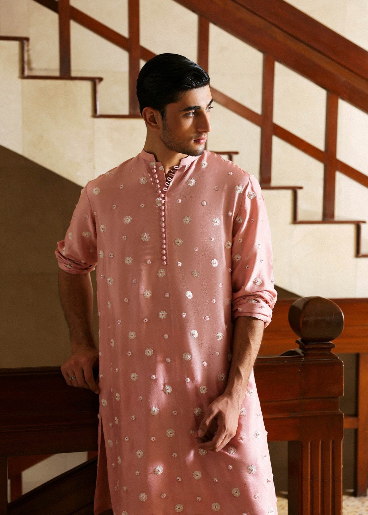 Hussain Rehar I The Scent Luxury Pret 25 I Aven -  Hussain Rehar MensWear - Original Designer Dress - House of Maryam