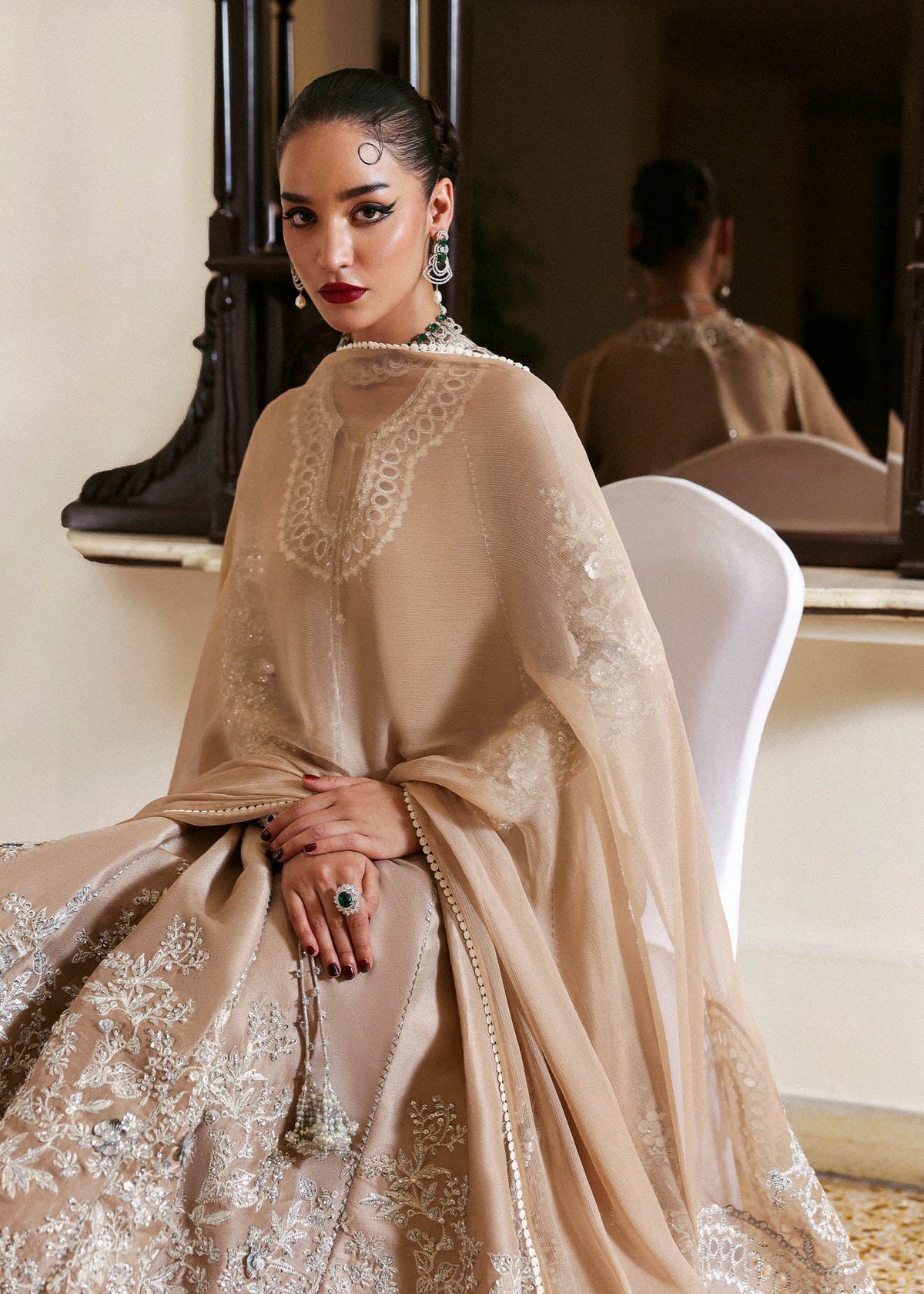 Hussain Rehar I The Scent Luxury Pret 25 I Aeris -  Hussain Rehar Ladies Clothes - Original Designer Dress - House of Maryam