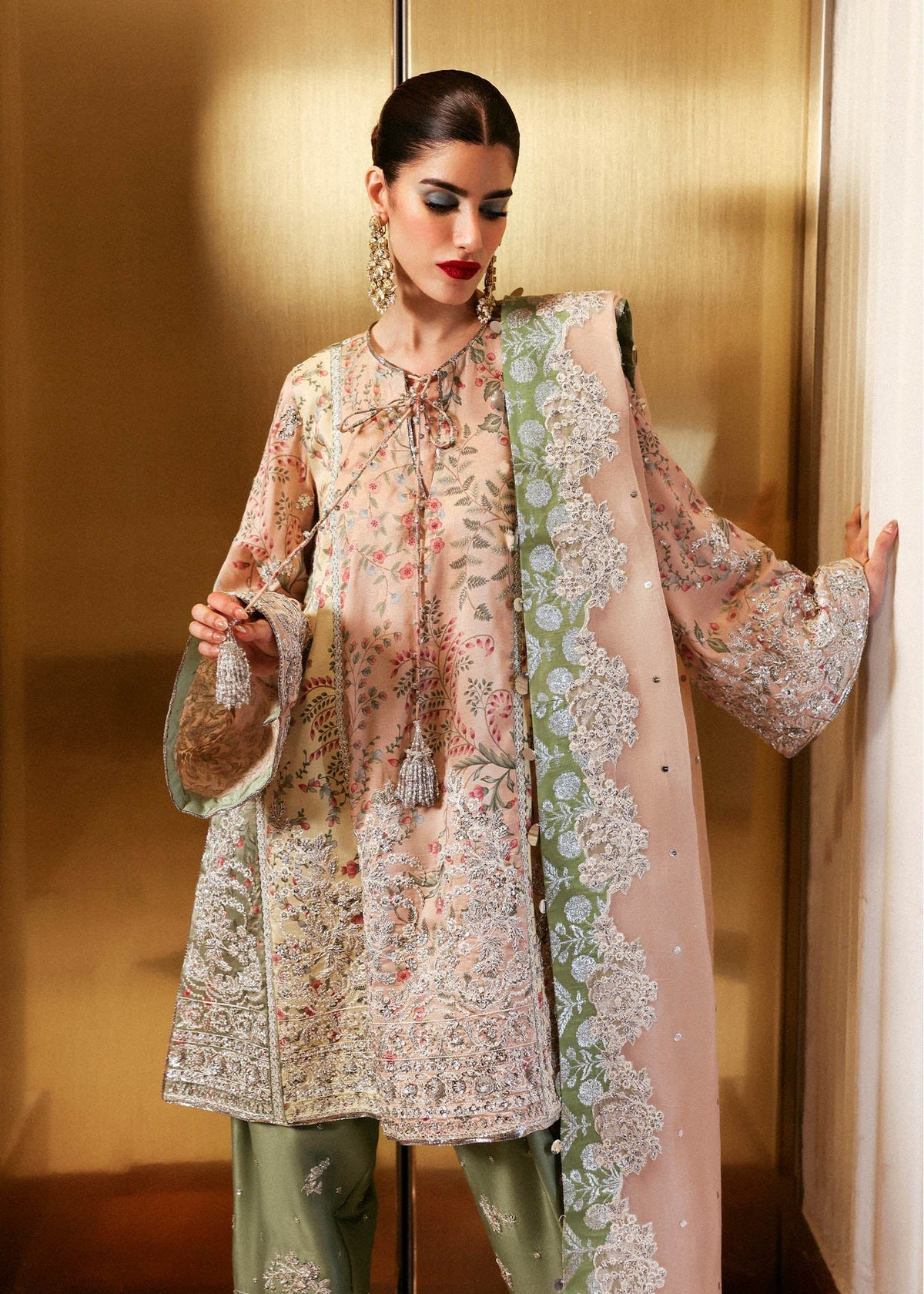 Hussain Rehar I The Scent Luxury Pret 25 I Reve -  Hussain Rehar Ladies Clothes - Original Designer Dress - House of Maryam