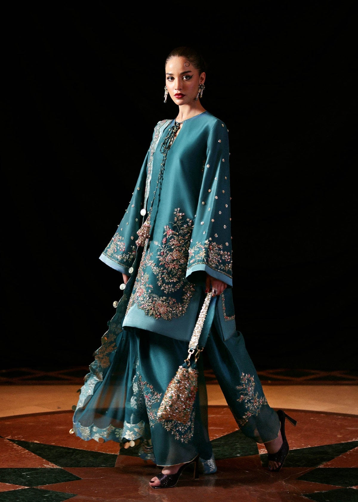 Hussain Rehar I The Scent Luxury Pret 25 I Verta -  Hussain Rehar Ladies Clothes - Original Designer Dress - House of Maryam