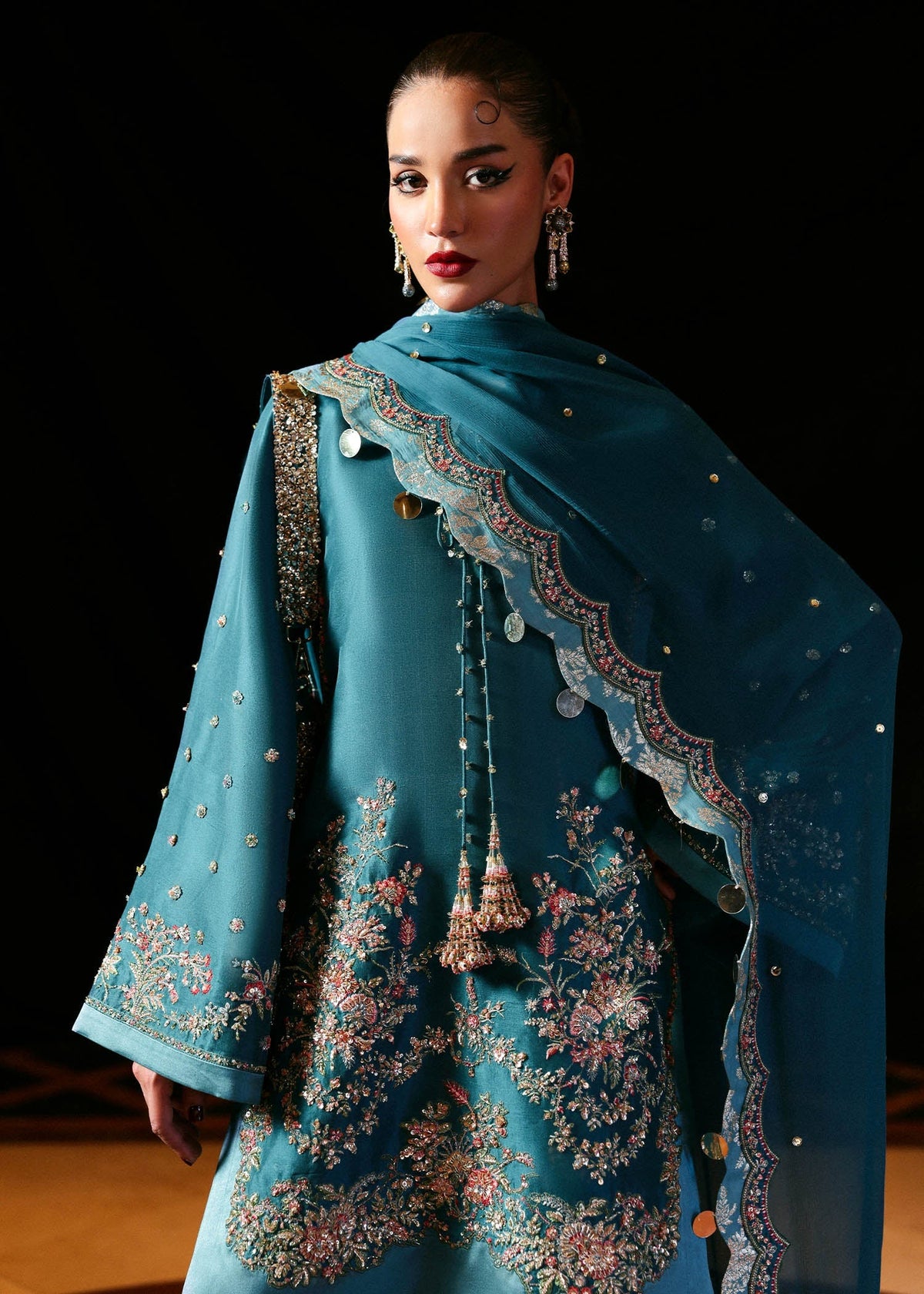 Hussain Rehar I The Scent Luxury Pret 25 I Verta -  Hussain Rehar Ladies Clothes - Original Designer Dress - House of Maryam