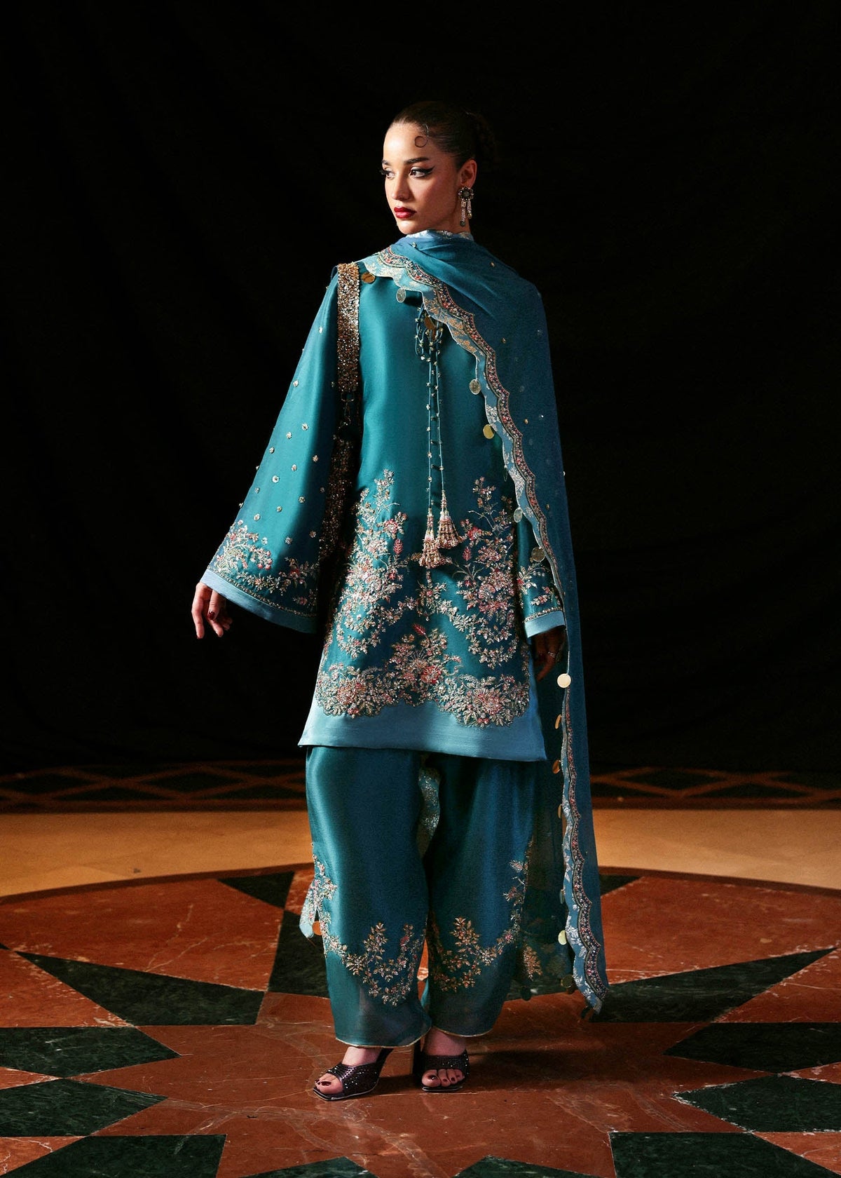 Hussain Rehar I The Scent Luxury Pret 25 I Verta -  Hussain Rehar Ladies Clothes - Original Designer Dress - House of Maryam