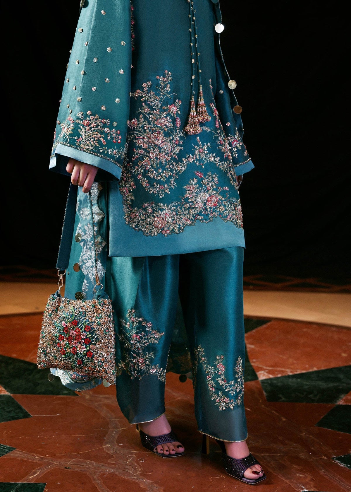Hussain Rehar I The Scent Luxury Pret 25 I Verta -  Hussain Rehar Ladies Clothes - Original Designer Dress - House of Maryam