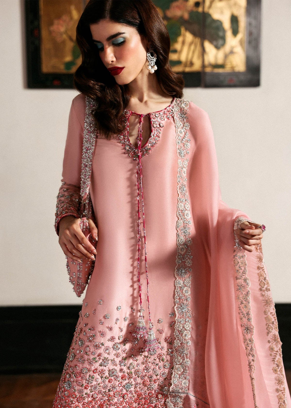 Hussain Rehar I The Scent Luxury Pret 25 I Evara -  Hussain Rehar Ladies Clothes - Original Designer Dress - House of Maryam