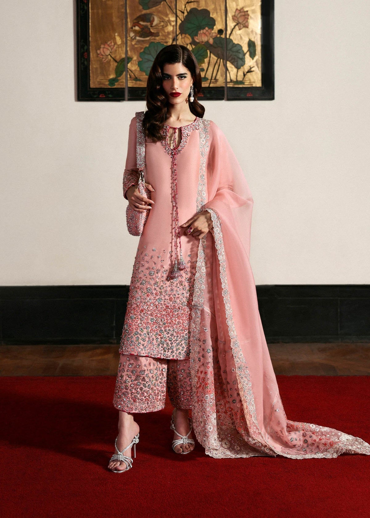 Hussain Rehar I The Scent Luxury Pret 25 I Evara -  Hussain Rehar Ladies Clothes - Original Designer Dress - House of Maryam