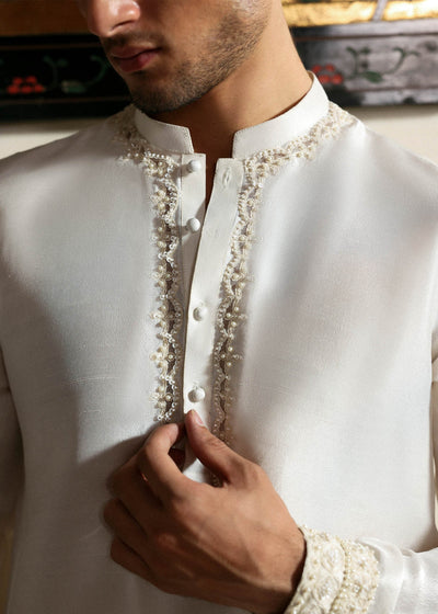 Hussain Rehar I The Scent Luxury Pret 25 I Vellin -  Hussain Rehar MensWear - Original Designer Dress - House of Maryam