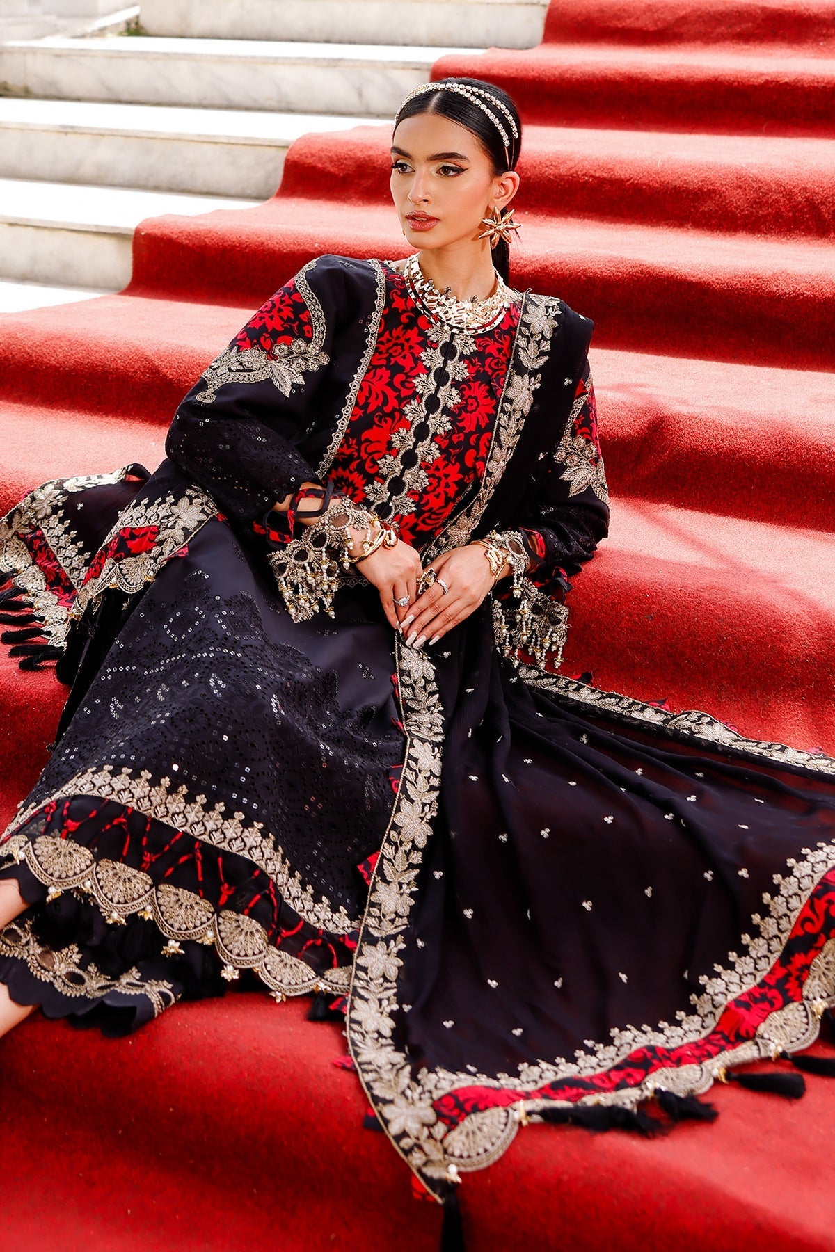 Charizma | Tabeer Lawn Vol 25 | CT5-09 -  Charizma Ladies Clothes - Original Designer Dress - House of Maryam