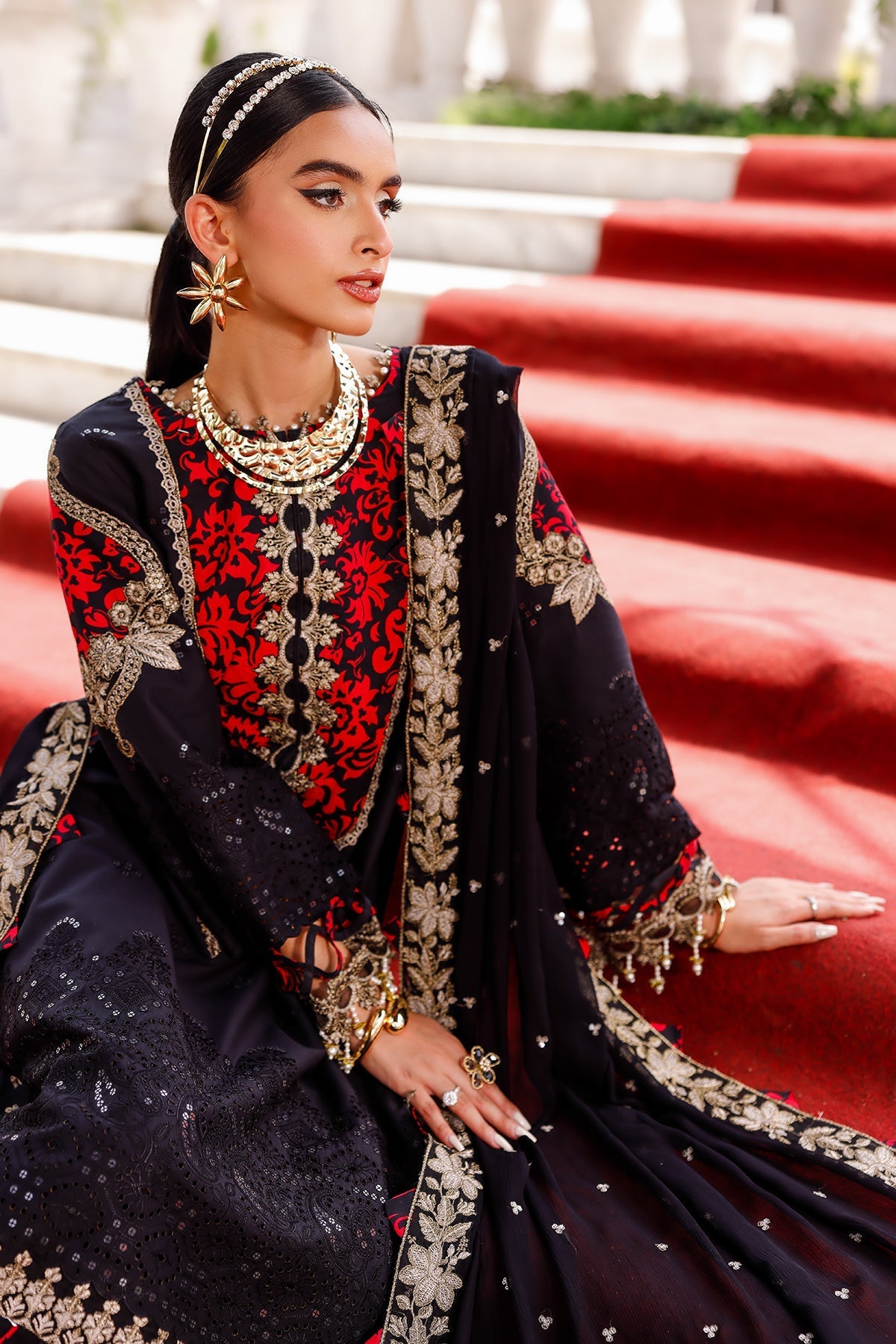 Charizma | Tabeer Lawn Vol 25 | CT5-09 -  Charizma Ladies Clothes - Original Designer Dress - House of Maryam