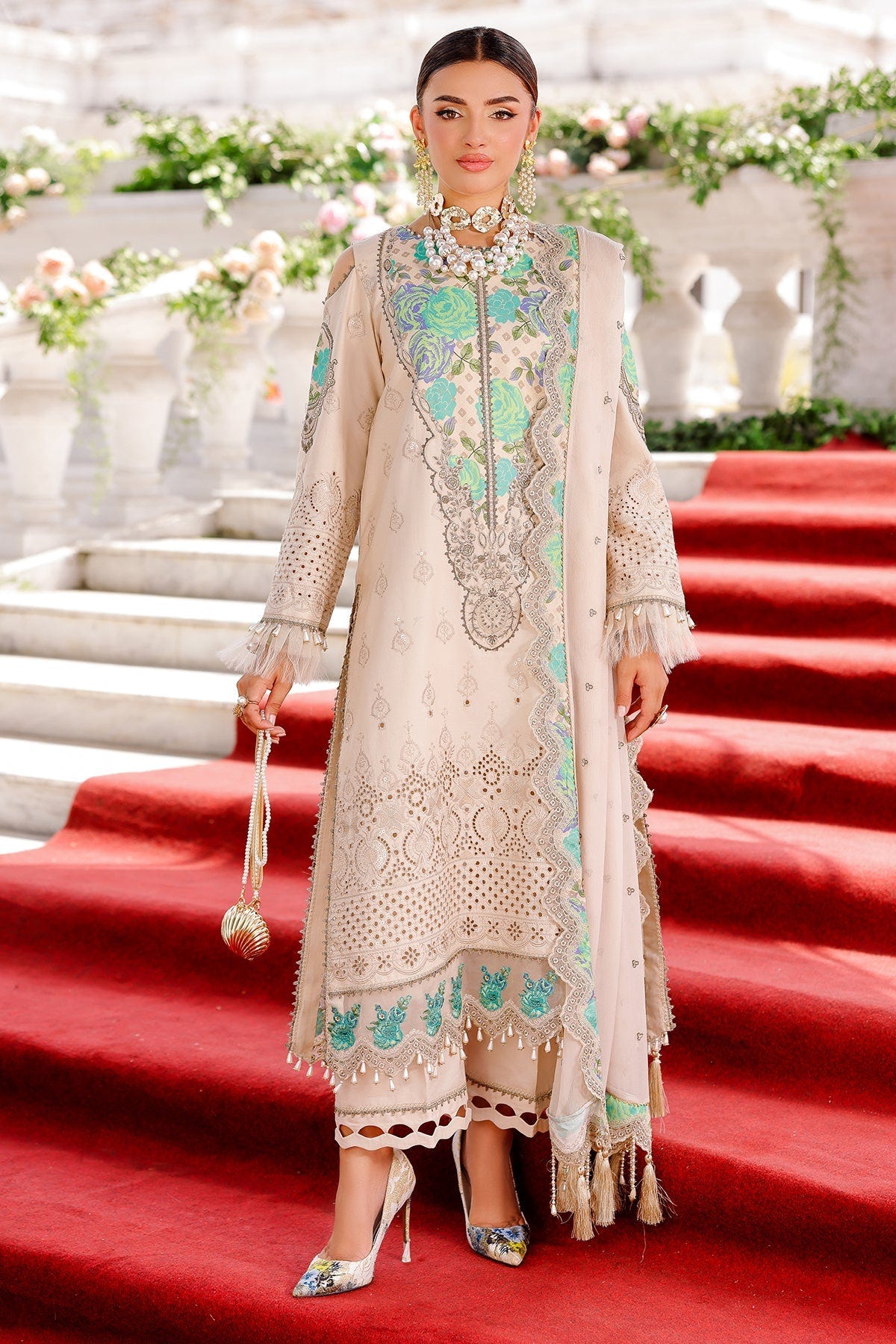 Charizma | Tabeer Lawn Vol 25 | CT5-11 -  Charizma Ladies Clothes - Original Designer Dress - House of Maryam