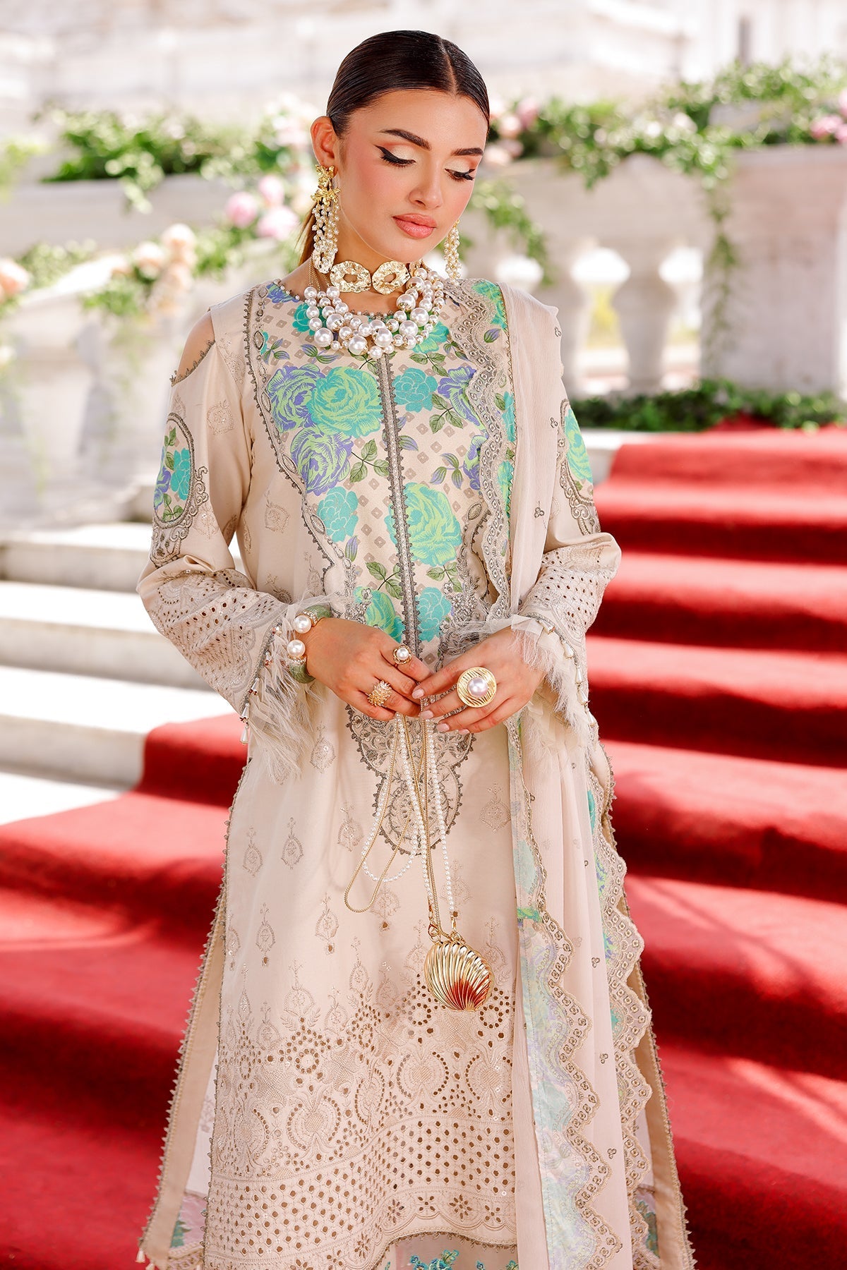 Charizma | Tabeer Lawn Vol 25 | CT5-11 -  Charizma Ladies Clothes - Original Designer Dress - House of Maryam