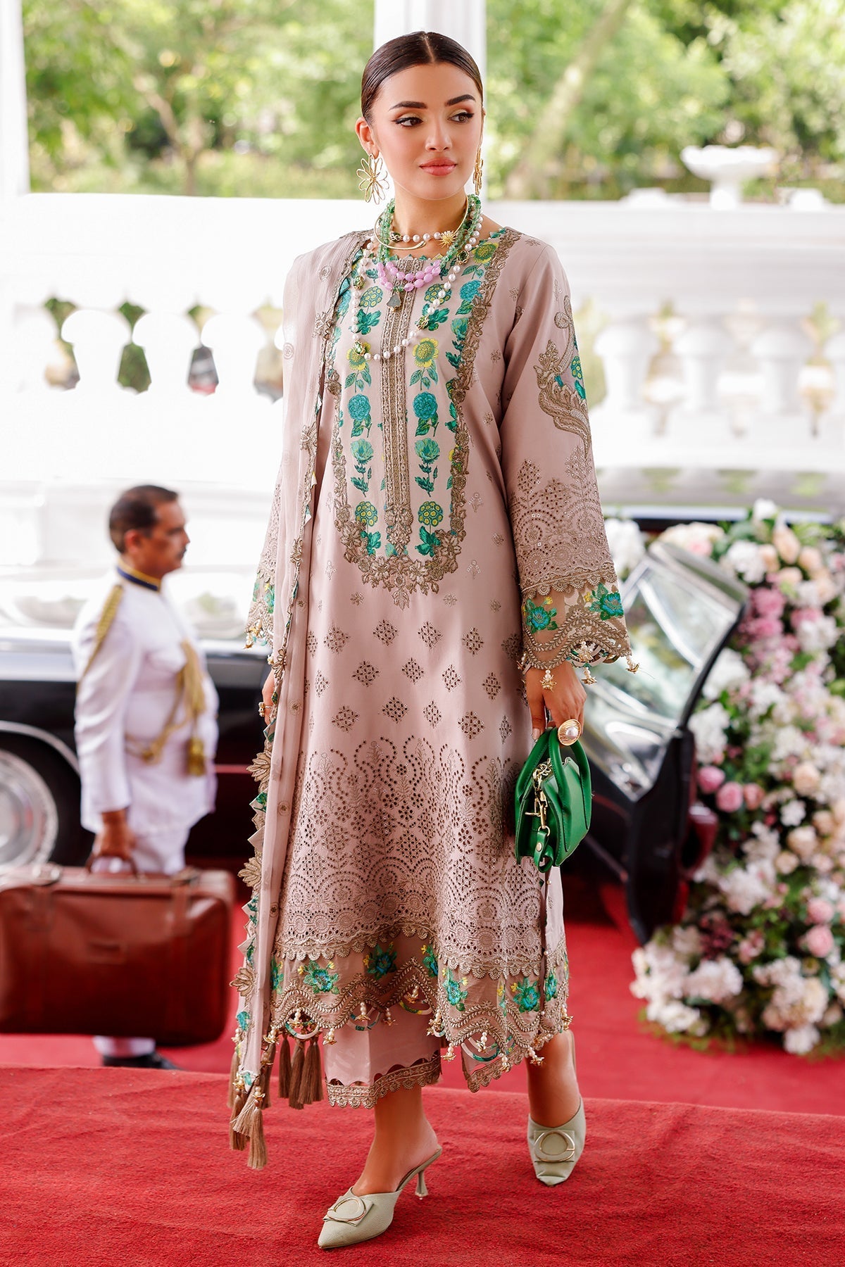 Charizma | Naranji Lawn 25 | CT5-16 -  Charzima Ladies Clothes - Original Designer Dress - House of Maryam