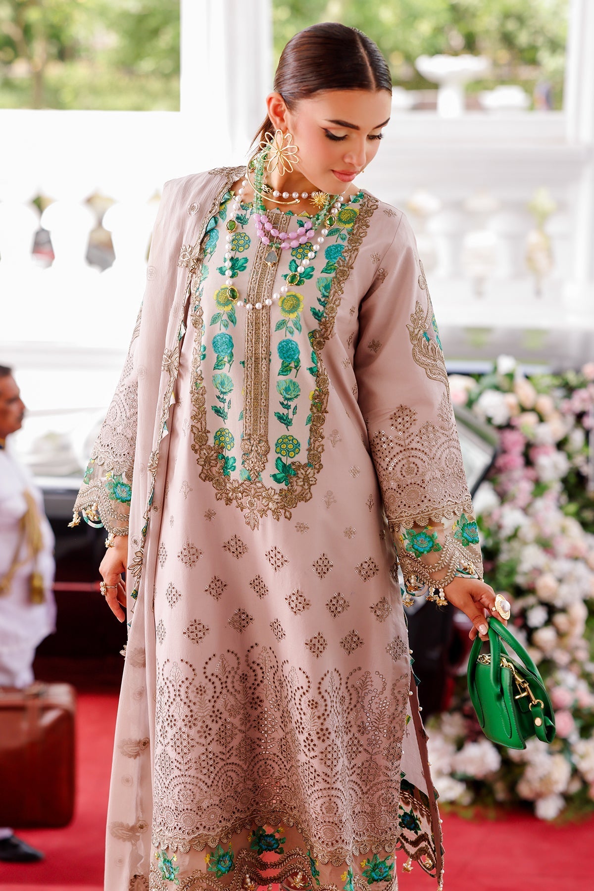 Charizma | Naranji Lawn 25 | CT5-16 -  Charzima Ladies Clothes - Original Designer Dress - House of Maryam