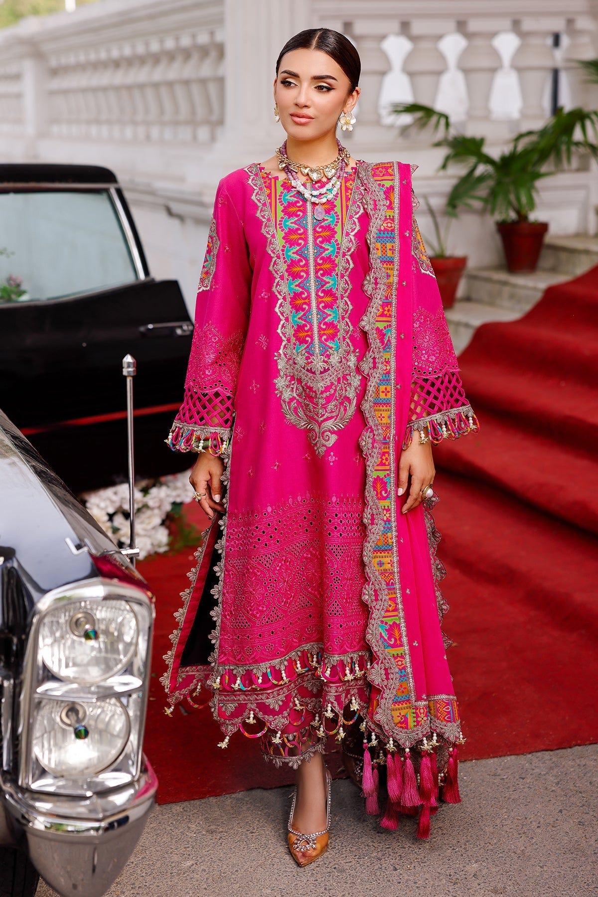 Charizma | Naranji Lawn 25 | CT5-14 -  Charizma Ladies Clothes - Original Designer Dress - House of Maryam
