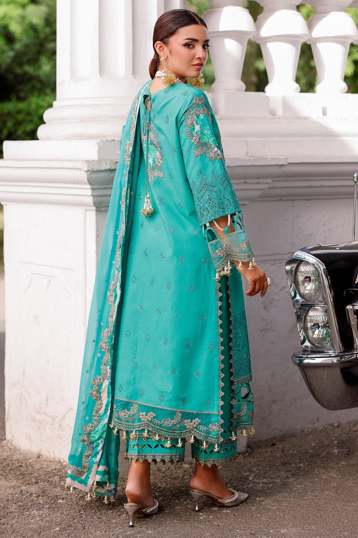 Charizma | Naranji Lawn 25 | CT5-15 -  Charzima Ladies Clothes - Original Designer Dress - House of Maryam