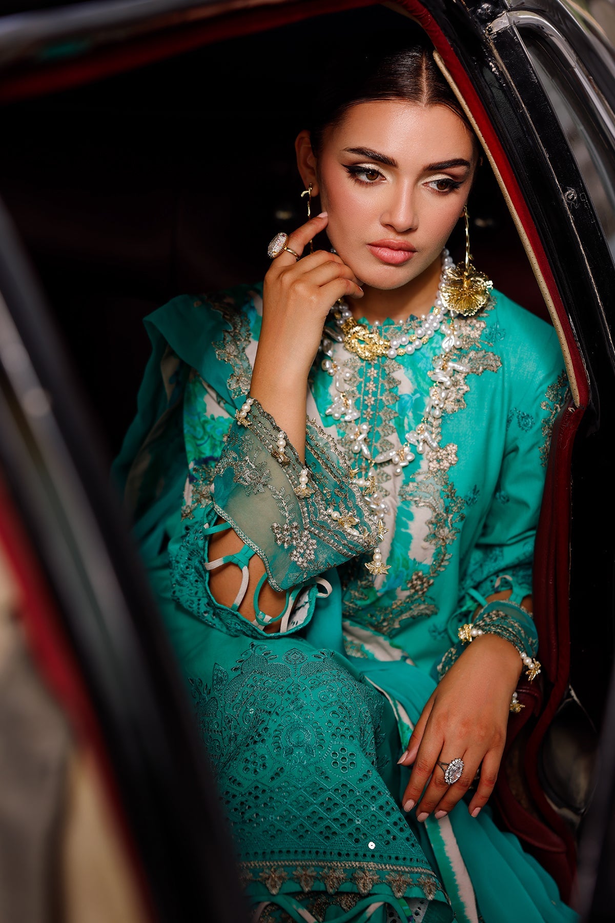 Charizma | Naranji Lawn 25 | CT5-15 -  Charzima Ladies Clothes - Original Designer Dress - House of Maryam
