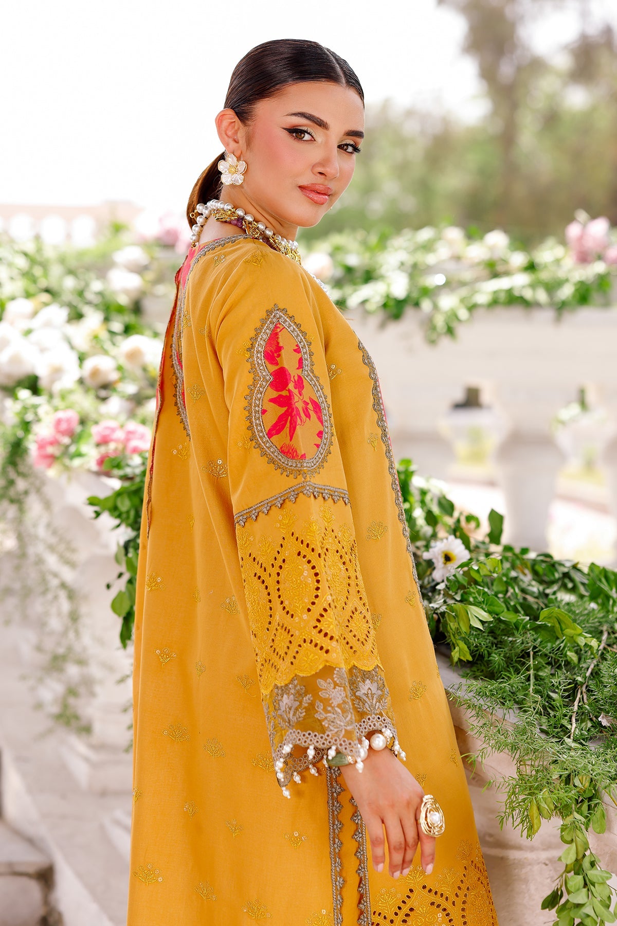 Charizma | Naranji Lawn 25 | CT5-13 -  Charizma Ladies Clothes - Original Designer Dress - House of Maryam