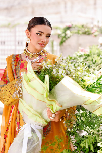 Charizma | Naranji Lawn 25 | CT5-13 -  Charizma Ladies Clothes - Original Designer Dress - House of Maryam