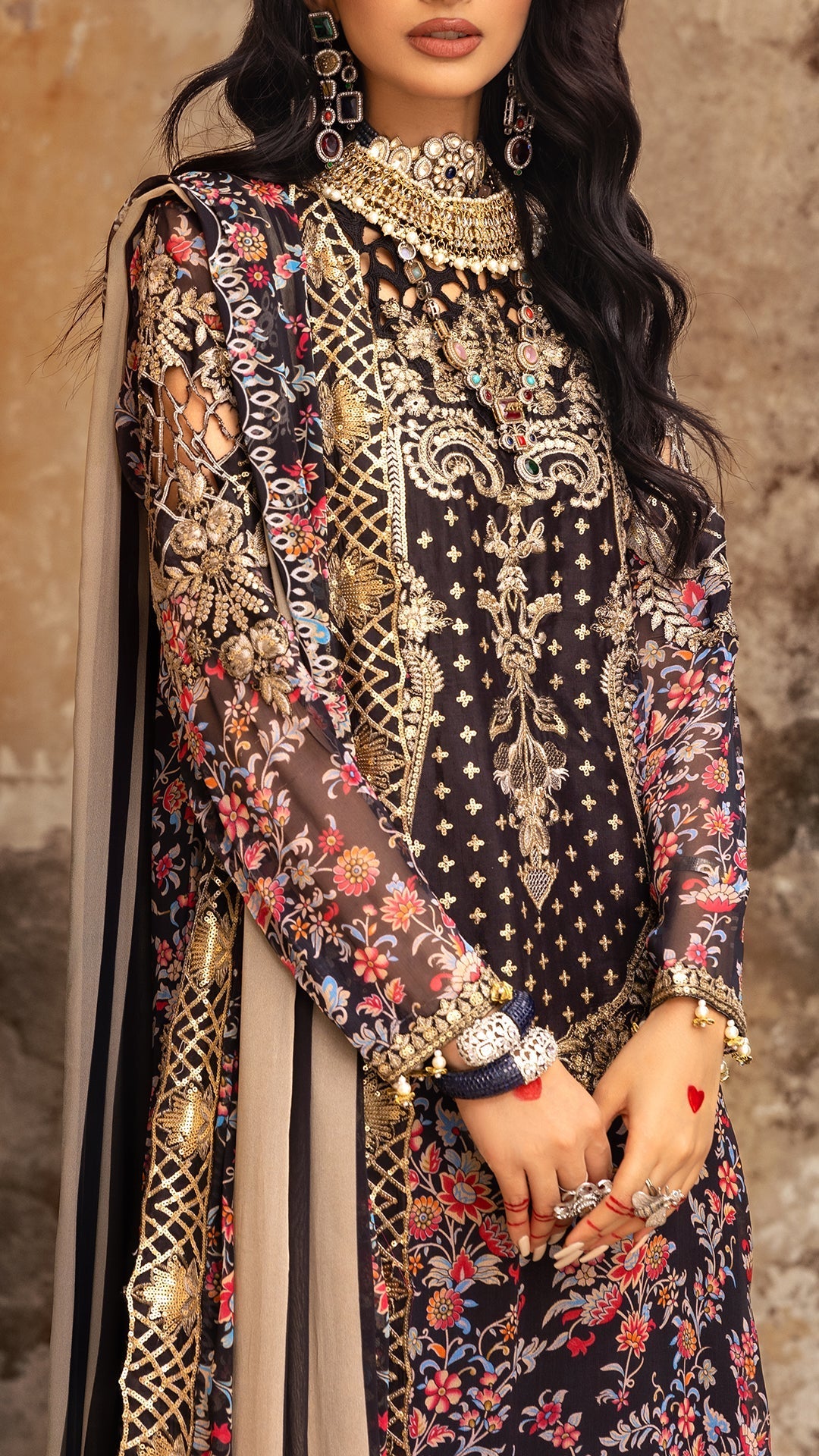 Charizma | Vasl Chiffon Collection | VSL25-09 -  Charizma Ladies Clothes - Original Designer Dress - House of Maryam