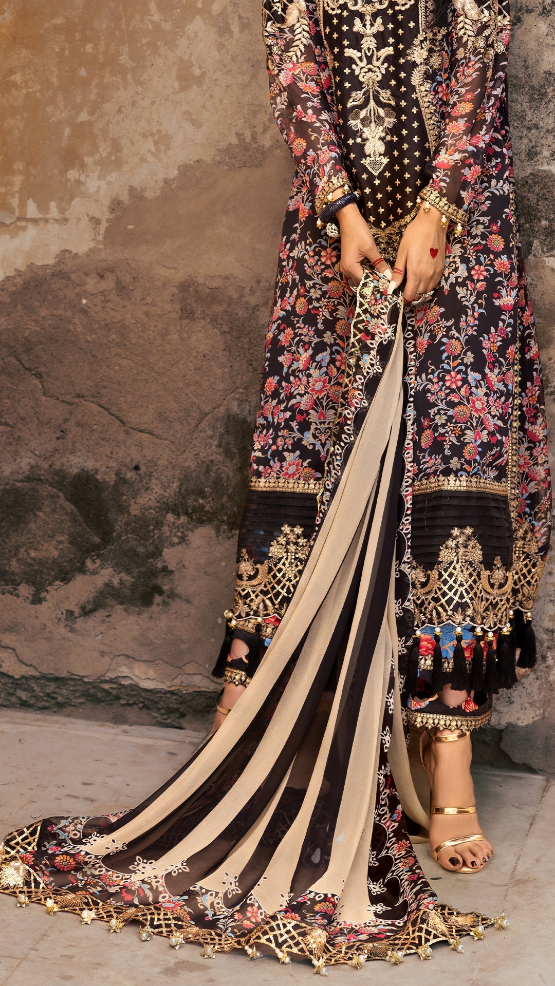 Charizma | Vasl Chiffon Collection | VSL25-09 -  Charizma Ladies Clothes - Original Designer Dress - House of Maryam